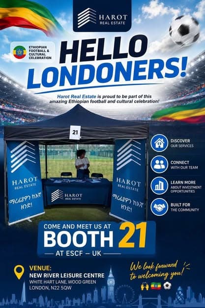 Harot Real Estate Connects with the Ethiopian Diaspora at ESCFUK 2026, photo 3 of 6